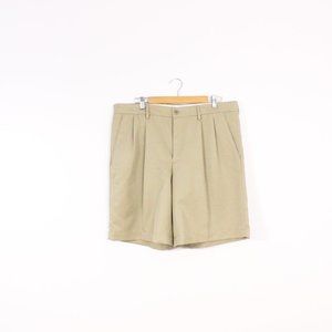 Merona Beige Double Pleated Dress Shorts